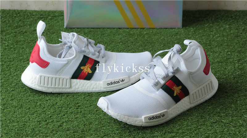 Real Boost Adidas NMD R1 X GC Bee White